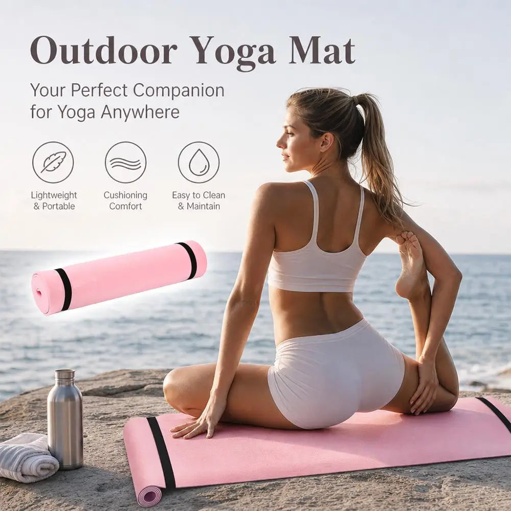 6mm Yoga Mat Non Slip Outdoor